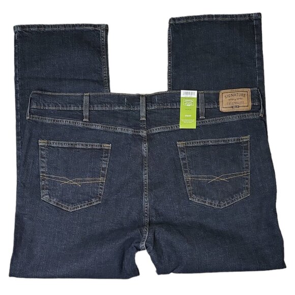 Levi Strauss Signature Men's Jeans Size 44 Gold Premium Flex Straight Leg NWT - Picture 3 of 6